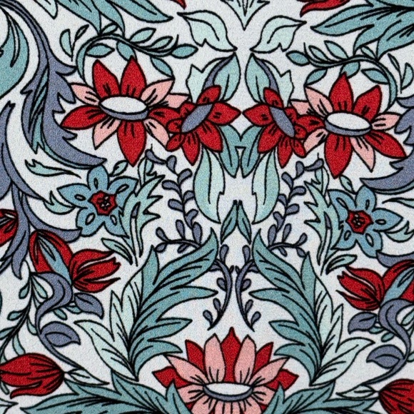 Loft Floral Double Flutter Sleeve Blouse - Picture 4 of 8